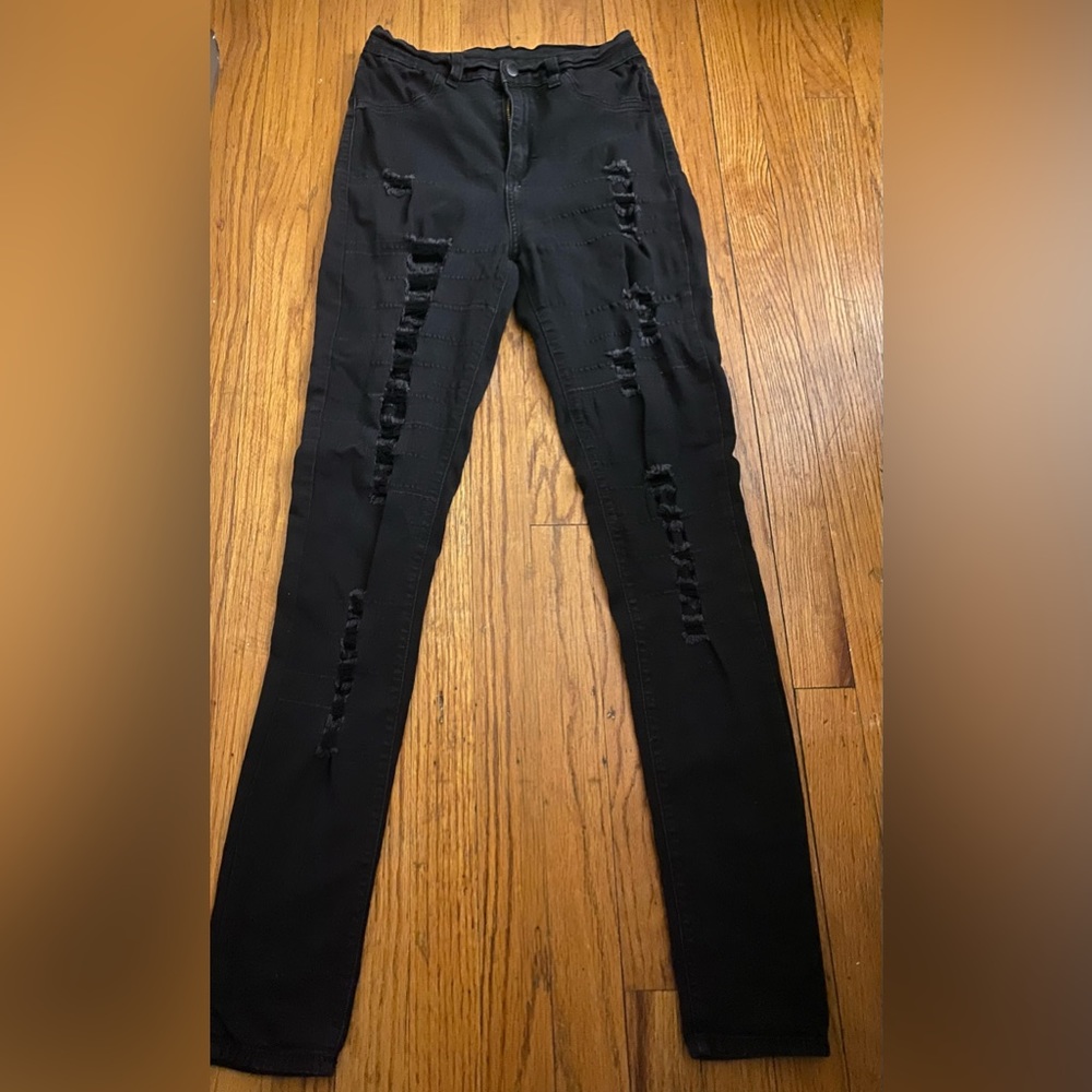 Encore Jeans (Black Ripped Jeans)